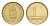 Венгрия 1 форинт 1996 KM 692 никель латунь UNC 4636-443
