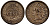США 1 цент 1863 индеец, Indian head  бронза    1531-124