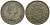 Великобритания 1/2 кроны 1955 Елизавета II (1952-2022) KM 907, Spink 4145 медно-никель 4125-524