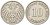 Германия 10 пфеннигов 1900 A KM 12, J.13 медно-никель 4516-725