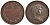 Швеция 1 скиллинг 1843 Карл XIV Юхан (1818-1844) KM 642 медь 4179-1123