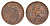 Бельгия 2 сантима 1909 Des Belges, Леопольд II (1865-1909) KM 35 медь 4658-759