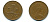 Великобритания 2 пенса 1971 Елизавета II (1952-2022) КМ 916, Spink 4235 (C1) бронза 4110-532