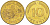 ФРГ 10 пфеннигов 1980 F KM 108, J. 383 сталь плакированная латунью 62-651