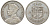 Фиджи 1 флорин 1934 Георг V (1910-1936), герб Фиджи KM 5 серебро 91-1222