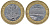 Сирия 25 фунтов 1995 Хафез Асад KM 122 биметалл 4145-1223