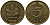 ФРГ 5 ПФЕННИГОВ 1989 F KM 107, J. 382 сталь плакированная латунью 33-223
