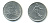 ФРАНЦИЯ 1 ФРАНК 1972 СЕЯТЕЛЬ KM 925.1 никель 57-211