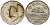 Канада 5 центов 1949 бобр, Георг VI (1937-1952) KM 42 никель  4148-1215