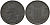 Бельгия 1 франк 1941 Belgique - Belgie, Леопольд III (1934-1947), германская оккупация, Вторая мировая война KM 127 цинк 4161-412