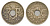 Франция 25 сантимов 1927 KM 867a медно-никель 83-511