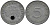 ГЕРМАНИЯ 5 РЕЙХСПФЕННИГОВ 1940 B KM 100, J. 370 цинк 105-241
