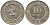 БЕЛЬГИЯ 10 САНТИМОВ 1862 BELGES KM 22 медно-никель 28-236