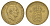 Дания 1 крона 1947 N, Фредерик IX (1947-1972) KM 837 алюминиевая бронза 4638-657