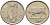 ИРЛАНДИЯ 5 ПЕНСОВ 1993 БЫК KM 28 медно-никель 179-1011