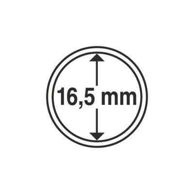 Капсулы круглые – 16,5 мм, упаковка 10 шт. Leuchtturm. 331022