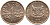 Сингапур 1 цент 1995 KM 98 цинк плакированный медью UNC 4392-119