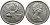 Канада 25 центов 1969 Елизавета II (1952-2022), олень KM 62 b никель 3336-242