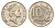Австралия 10 центов 1988 Елизавета II (1952-2022), птица лирахвост KM 81 медно-никель aUNC 4384-121