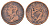 Ирландия 1/2 пенни 1823 Георг IV (1820-1830) KM 150 медь 1518-1633