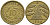 ГЕРМАНИЯ 10 РЕНТЕНПФЕННИГОВ 1924 A KM 33, J. 309, Weege 8 алюминиевая бронза 4397-631