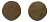 РОССИЯ 1 КОПЕЙКА 1760 медь 61-914