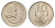 ЮАР 10 центов 1965 Ян ван Рибек (1619-1677), South Africa, легенда на африкаанс, цветок алоэ KM 68.1 никель 4627-216