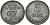 Дания 5 эре 1953 C;S, Фредерик IX (1947-1972) KM 843.2 цинк 4137-611