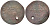 МЕКЛЕНБУРГ-РОСТОК 3 ПФЕННИНГА 1759 R, С ОТВЕРСТИЕМ Kunzel 316 A/a медь 4548-925