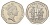 Гибралтар 50 пенсов 1991 Рождество KM 83 медно-никель UNC 1524-2024