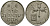 Израиль 1 лира 1972 JE5732, без звезды Давида KM 47.1 медно-никель 4120-636