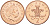Великобритания 2 пенса 2005 Елизавета II (1952-2022) KM 987, Spink 4690 (C5) сталь плакированная медью UNC 3718-1137