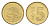 Мексика 5 песо 1988 KM 502 латунь UNC 4596-152