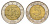 Литва 5 лит 1999 KM 113 биметалл 4633-913