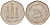 ОАЭ 50 филсов 1995 нефтяные вышки KM 16 медно-никель 4143-227