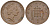 Великобритания 1 пенни 1990 Елизавета II (1952-2022) KM 935, Spink 4381 (B3) бронза 4609-527