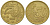 Испания 50 евроцентов 2001 M, Хуан Карлос I (1975-2014) KM 1045 нордик 4538-1252