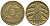 ГЕРМАНИЯ 5 РЕЙХСПФЕННИГОВ 1925 E KM 39, J. 316 алюминиевая бронза 39-554