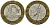 Франция 10 франков 1991 тип Гений Бастилии KM 964.1, Le Frank 375.6 биметалл 4135-546
