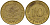 ФРГ 10 пфеннигов 1979 G J. 383, KM 108 сталь плакированная латунью    4603-447