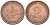 ФРГ 2 пфеннига 1977 D KM 106a, J. 381a сталь плакированная медью 4532-812