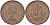 Великобритания 1/2 пенни 1964 Елизавета II (1952-2022) KM 896, Spink 4158 бронза 4146-313
