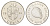 Гана 20 седи 1991 раковина KM 30 сталь плакированная никелем UNC 4654-456