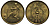 Китай 1 джао 1987 6-е национальные игры, футбол KM 156 латунь UNC 1072-10-65