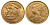 Чили 100 песо 1949 KM 175 золото UNC 00-000-00