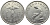 БЕЛЬГИЯ 1 ФРАНК 1929 BELGIQUE KM 89 никель 23-1055