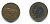 Великобритания 1 фартинг 1943 Георг VI (1936-1952) KM 843, Spink 4116 бронза 540-213