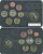 Франция евронабор из 8 монет + 1 европробник 2000-2008 в пластиковой запайке    UNC  7-5-5-12