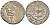 Польша 1/2 гроша (полугрош) 1416-1422 Владислав II Ягилло (1386-1434), под короной двойной крест, вес 1,41 гр. Gumowski 415, Kopicki 369 серебро 1517-525