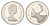 Канада 25 центов 1982 Елизавета II (1952-2022), олень KM 74 никель PROOF 633-1234